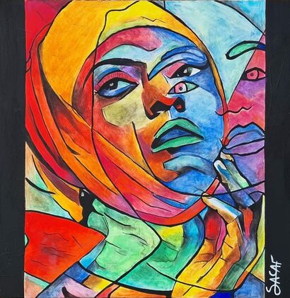 SOUL WITHOUT VEILS - a Paint Artowrk by SACAF